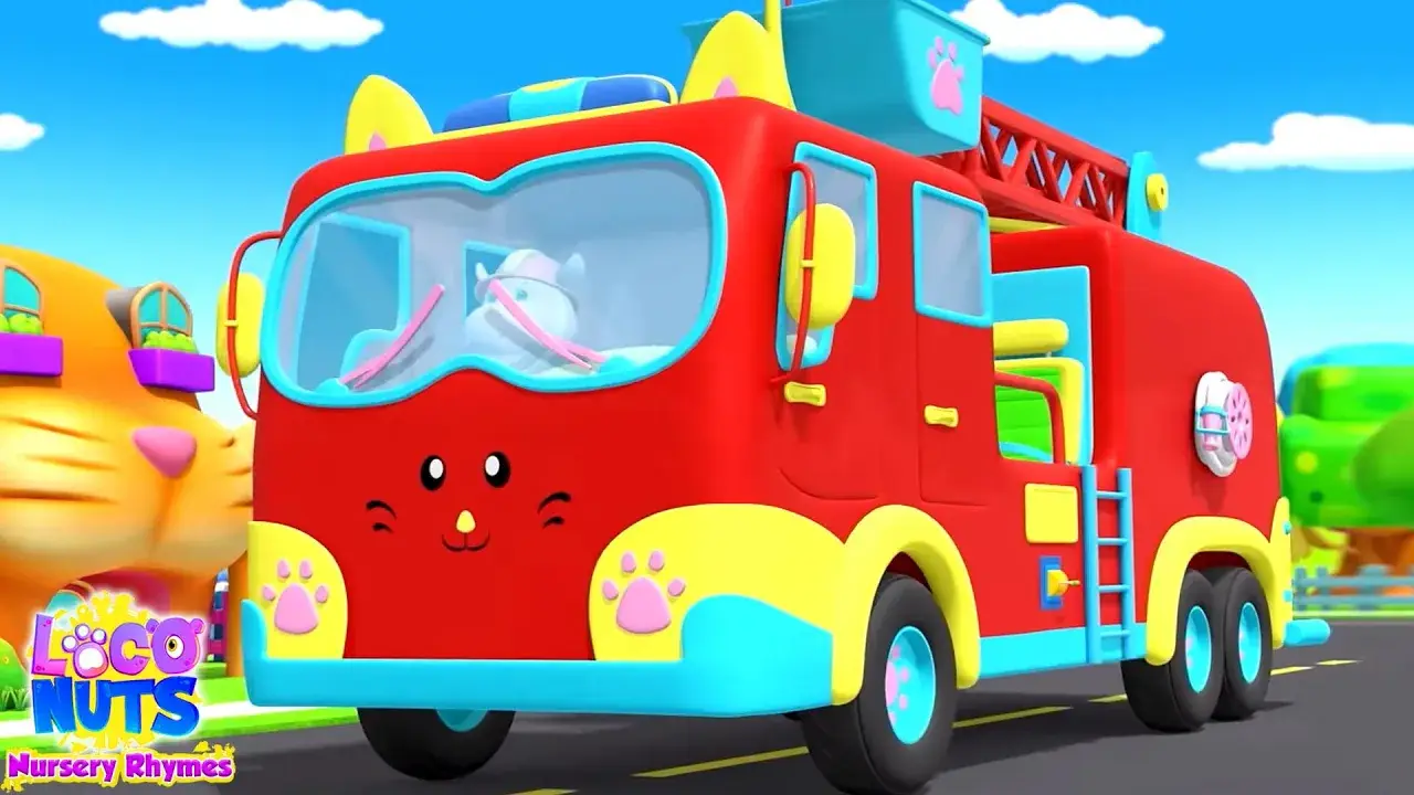 Wheels On The Firetruck + More Nursery Rhymes & Kids Songs by Loco Nuts