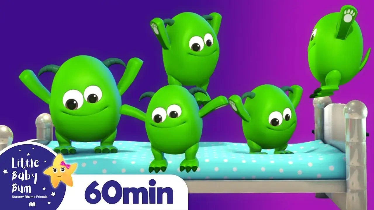 Five Little Monsters +More Nursery Rhymes and Kids Songs | ABC and 123 | Little Baby Bum