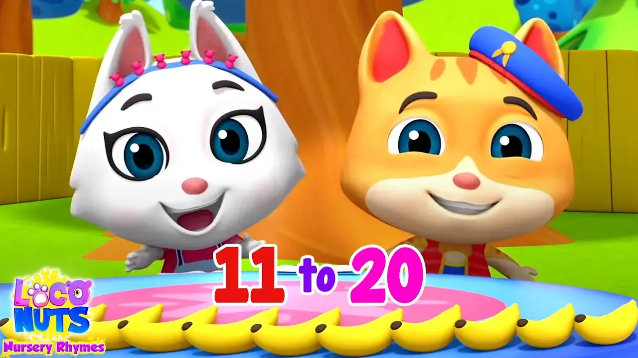 Numbers Song, Count 11 to 20, Preschool Learning Songs & Nursery Rhymes by Loco Nuts