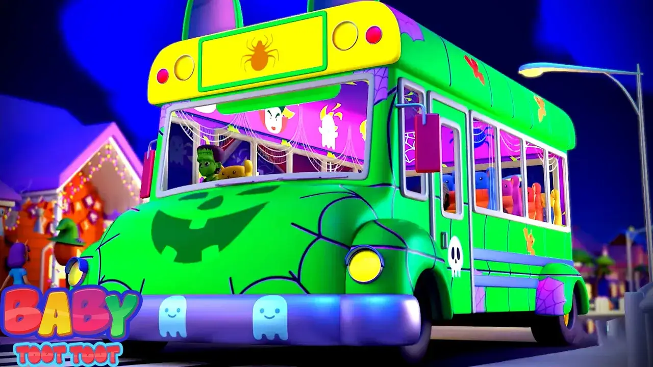Halloween Wheels On The Bus + More Spooky Rhymes