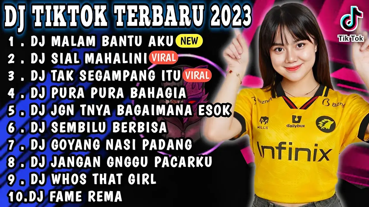 DJ TIKTOK TERBARU 2023 - DJ MALAM BANTU AKU TUK LULUHKAN DIA | DJ SIAL MAHALINI REMIX FULL BASS