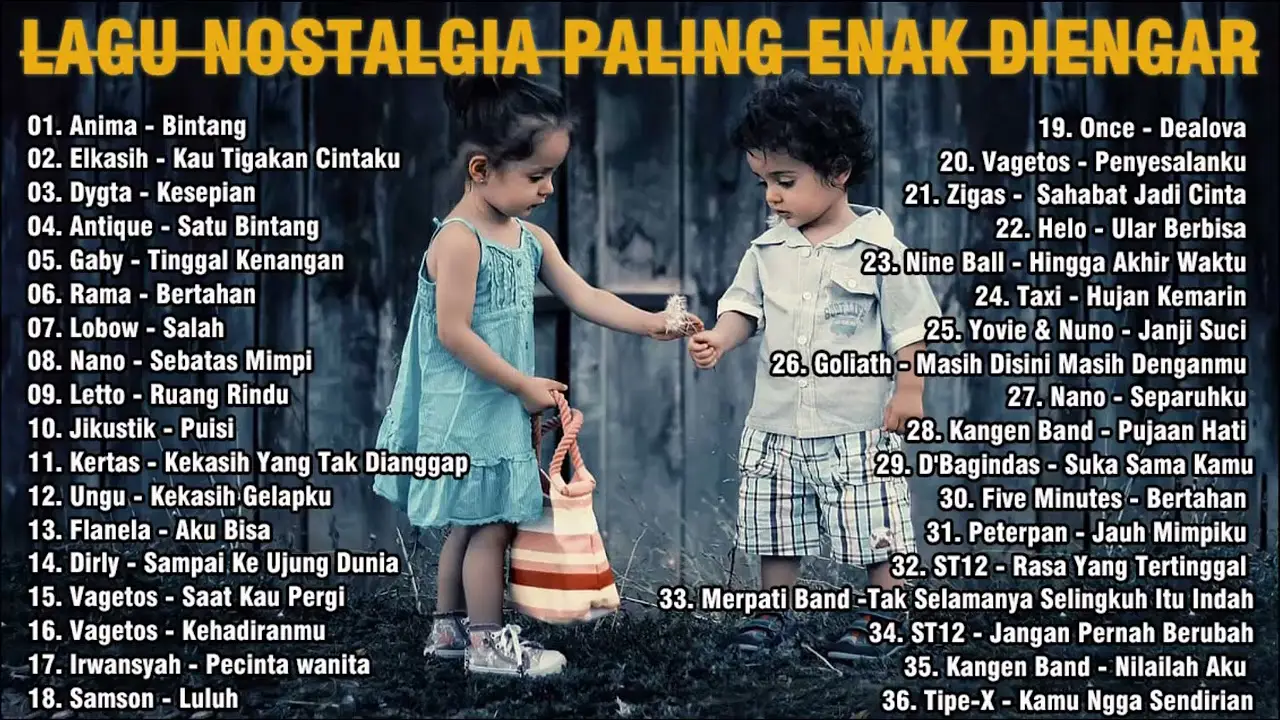 Lagu Nostalgia Waktu Sekolah - Lagu Lawas Tahun 2000an Penuh Kenangan Terpopuler [Lagu Hits Terbaik]