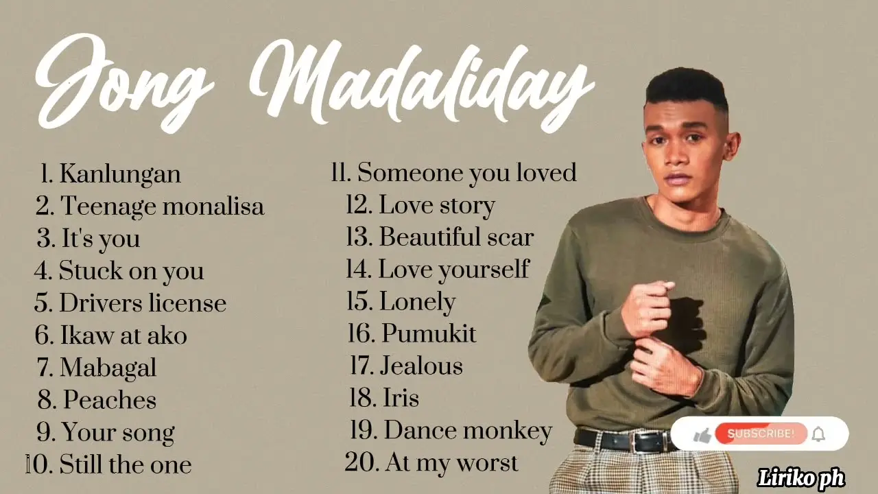 Jong Madaliday|Song Cover - Compilation #jongmadaliday