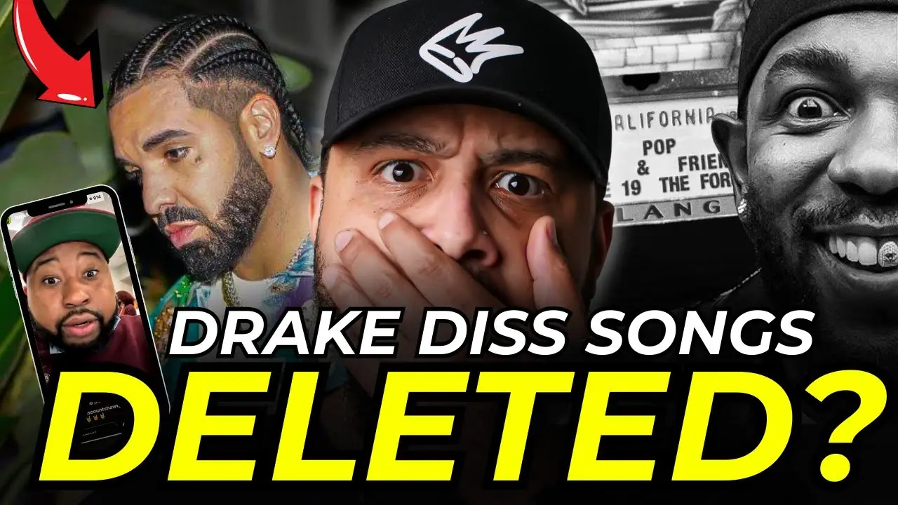 Drake DELETES All Kendrick Lamar DISS Songs