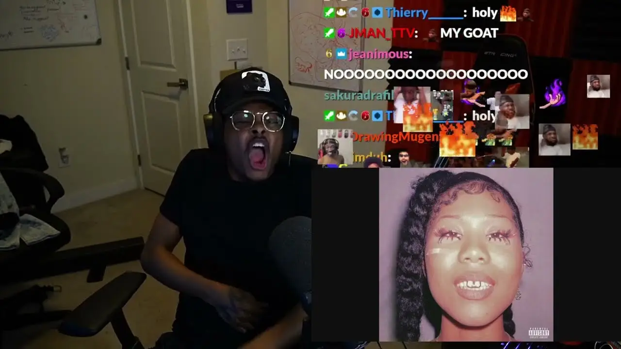 ImDontai Reacts To Her Loss Drake 21 Savage (Most Of The Songs)