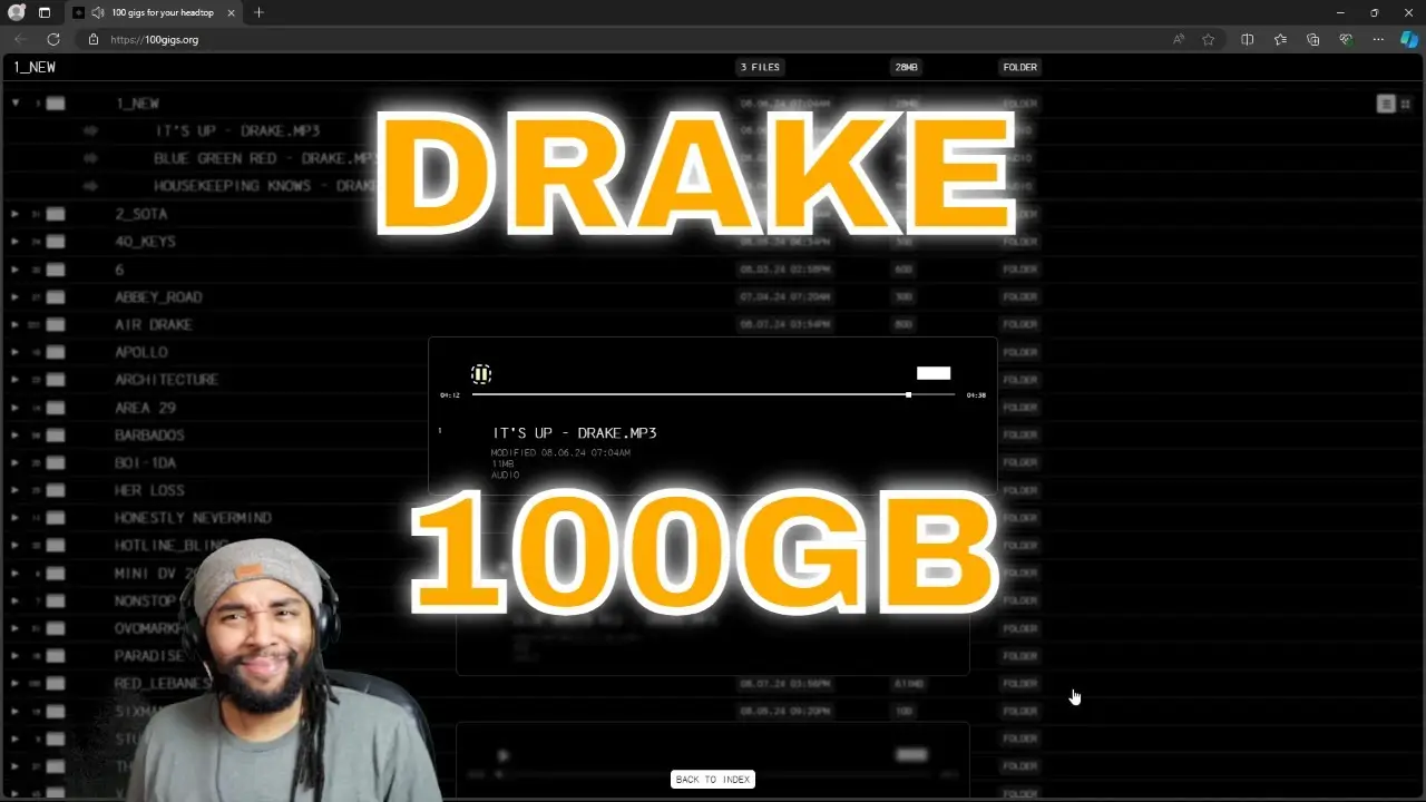 Drake New Songs 100GB LEAK | Reaction #corléonreacts