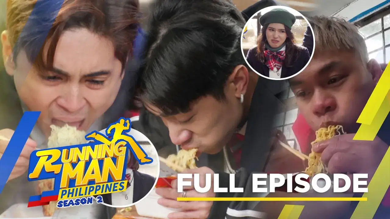 Running Man Philippines 2: Josh Cullen at Miguel Tanfelix, TUMIRA ng HILAW na noodles! (Full EP 7)