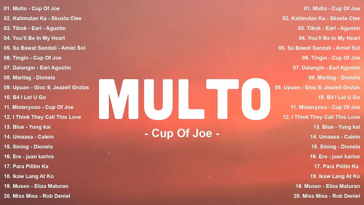 Multo - Cup Of Joe, Tibok - Earl Agustin | Best New Tagalog Love Songs 2025- Hot Hits OPM On Spotify