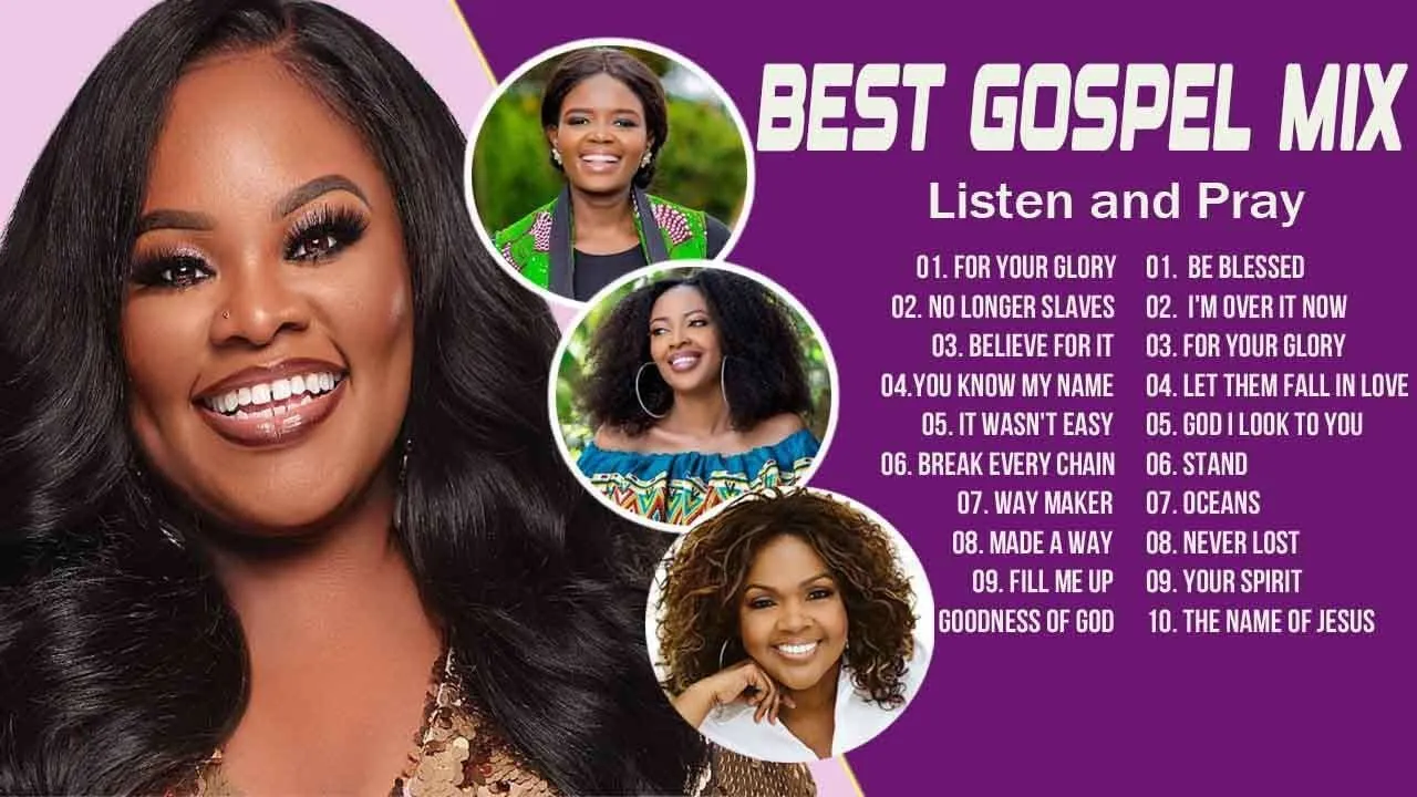 100 Best Gospel Songs ⚡ The American Gospel Music | Cece Winans, Tasha Cobbs  Listen and Pray