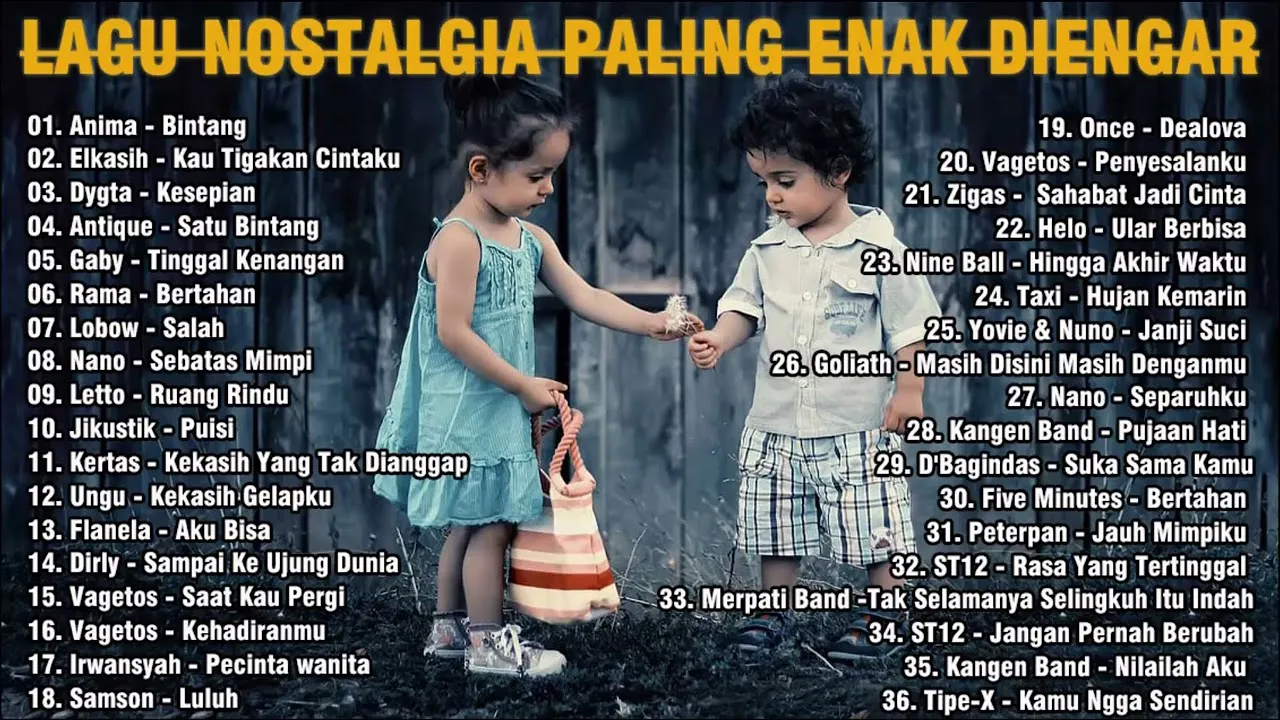 Lagu Nostalgia Waktu Sekolah - Lagu Lawas Tahun 2000an Penuh Kenangan Terpopuler [Lagu Hits Terbaik]