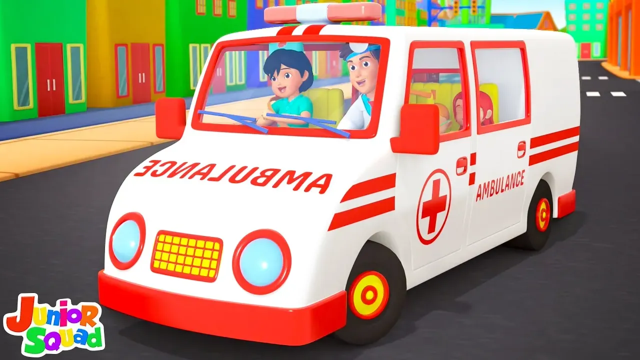 Wheels On The Ambulance + More Kids Rhymes & Baby Songs by Junior Squad