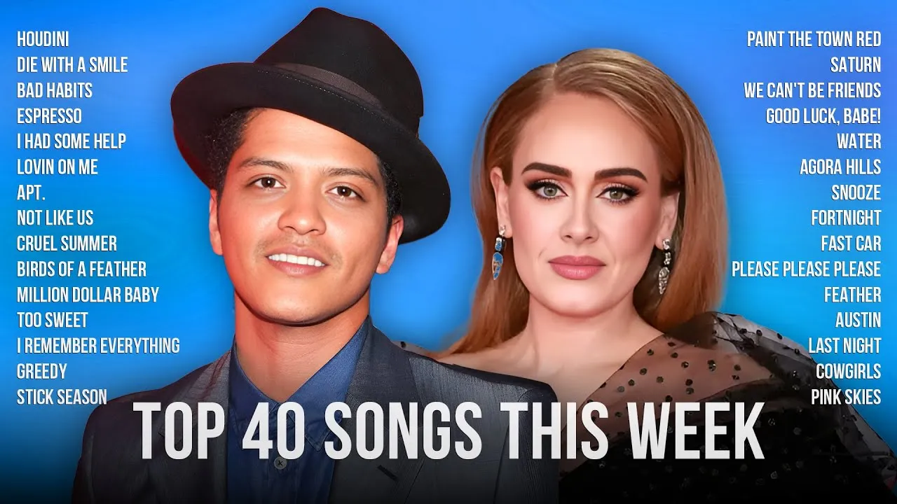 Top 40 Songs This Week 2025 π€ Bruno Mars, Dua Lipa, Adele, Lady Gaga, The Weeknd, Taylor Swift