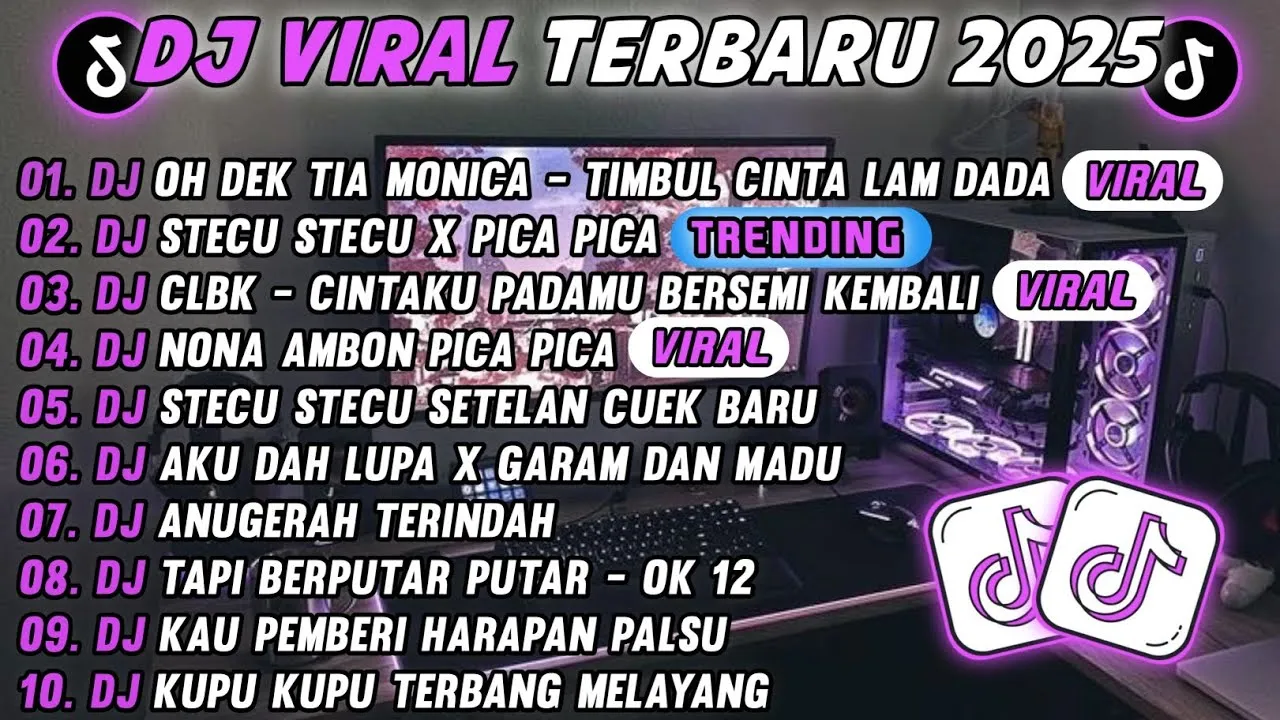 DJ TIKTOK TERBARU 2025-π΅ DJ OH DEK TIA MONICA - π΅ DJ STECU STECU SETELAN CUEK REMIX MALU FULL ALBUM